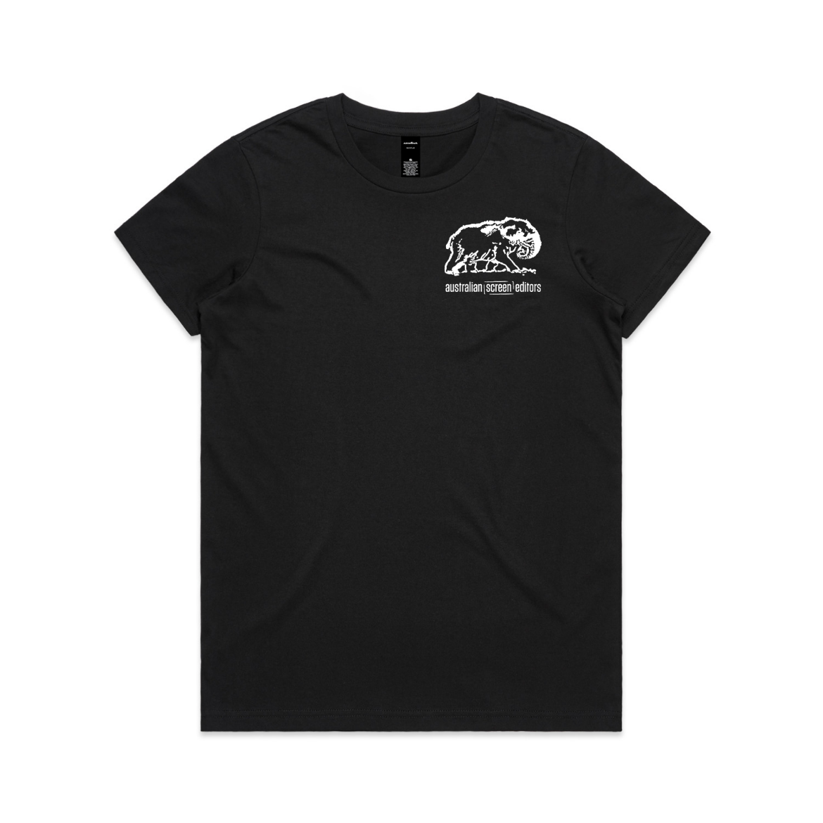 Picture of ASE Ladies Tee Small Print - Black
